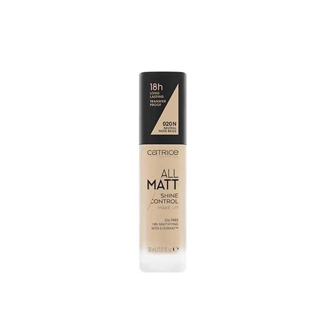 Catrice All Matt Shine Control Makeup N Neutral Nude Beige Ml