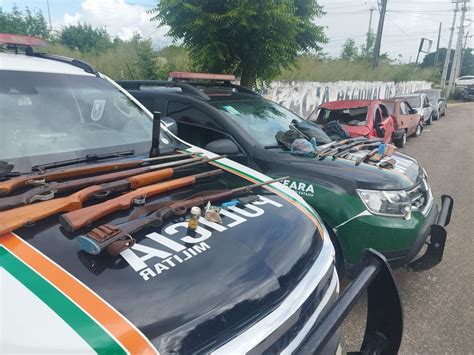 Polícia apreende pássaros e armas em operações contra caçadores no