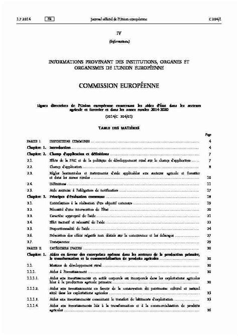 Lignes Directrices De Lunion Europ Enne Concernant Les Aides D Pdf