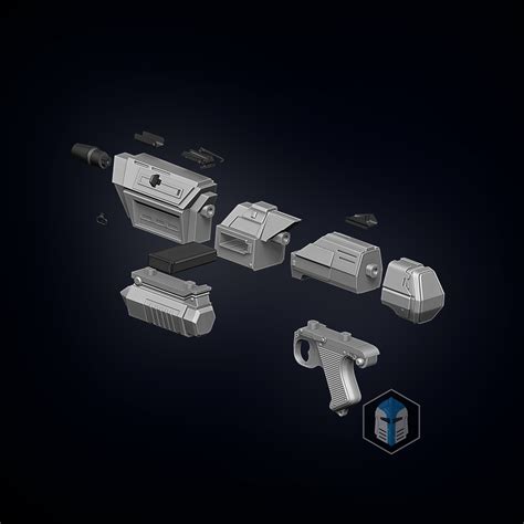 Dc 17m Republic Commando Blaster 3d Print Files Etsy