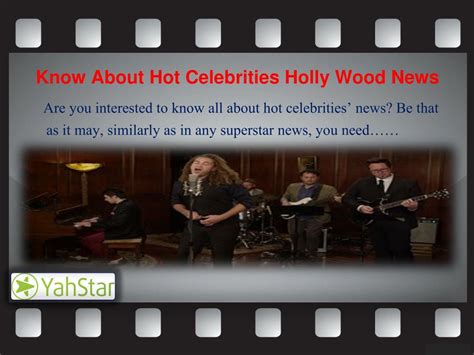 Ppt Hot Star Celebrity News Powerpoint Presentation Free Download