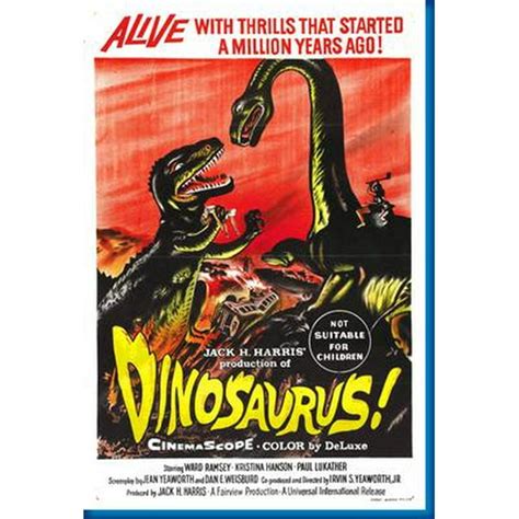 Dinosaurus Movie Poster Art Poster 24x36 Unframed, Age: Adults ...