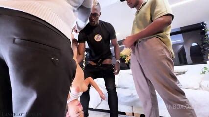 Lenis Diamond Tiny Girl Flexy Lenis Diamond Is Fucked By 4 Big Black Guys In An Intense Anal