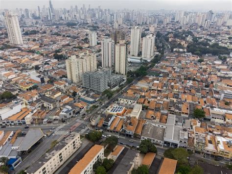 Premium Photo | Aerial view of mooca one of the oldest neighborhood in ...