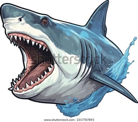 5,337 Great White Shark Cartoon Stock Vectors and Vector Art | Shutterstock