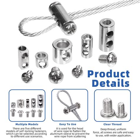 Snapklik Glarks Pcs Stainless Steel Wire Rope Clip Clamp And