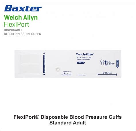 Welch Allyn SOFT 11 FlexiPort Disposable Blood Pressure Cuffs Standard