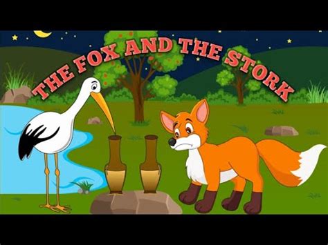 The Fox And The Stork Moral Stories Stories In English Story Time