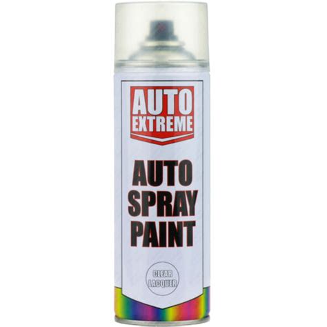 1 X 400ml Clear Lacquer Gloss Spray Paint Aerosol Can Auto Extreme Car