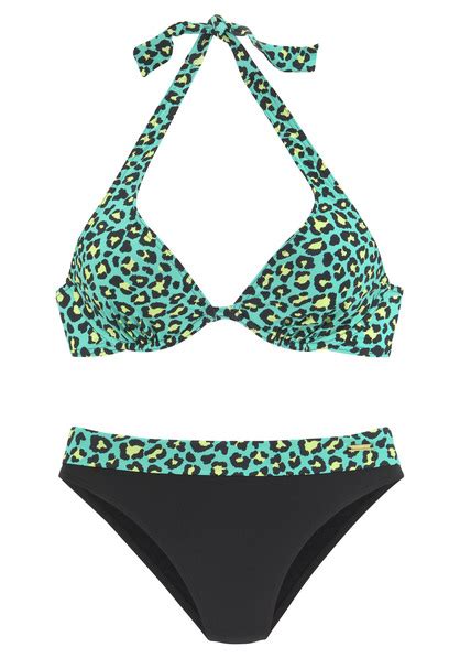 Bruno Banani B Gel Bikini Balu T Rkis Bedruckt Cup B