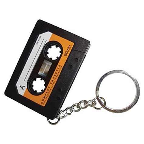 Cassette Tape Recorder Key Chain Geekalerts