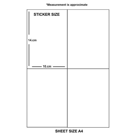 Buy Stepgear Easyship Sticky Label Labels Sheets A Size