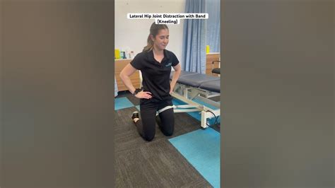 Lateral Hip Joint Distraction With Band Kneeling Youtube