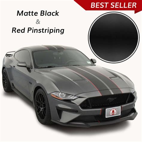 Rally Racing Stripes (with Optional Pinstriping) for a Ford Mustang (2 – My Mustang Stripes