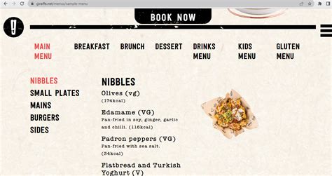 Top Restaurant Menu Examples | Restolabs