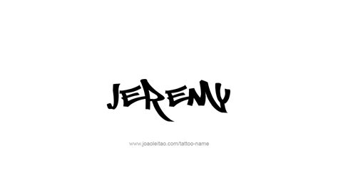 Jeremy Name Tattoo Designs