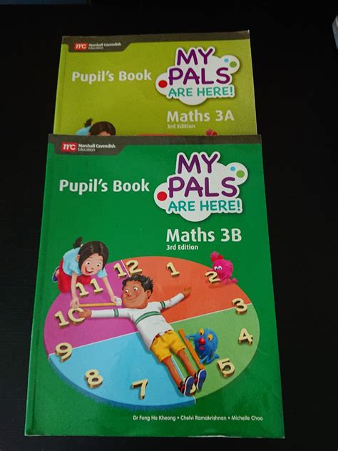 Free Unused Primary 3 My Pals Are Here Maths Textbook 3a And 3b