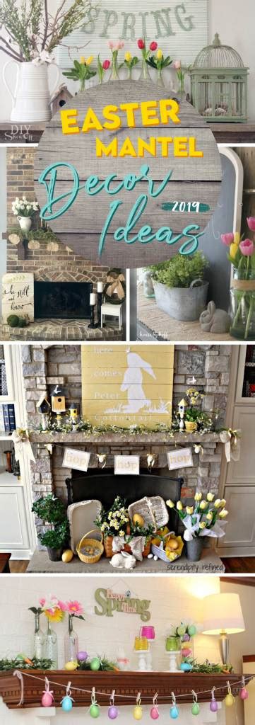 19 Easter Mantel Decor Ideas That Will Make Things Festive-Perfect!