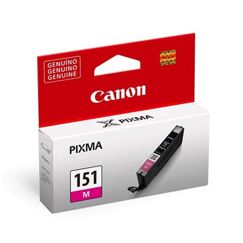 CARTUCHO CANON 151 MAGENTA 7ML PIXMA IP7210 IP8710 IX6810 MG5410 MG5510