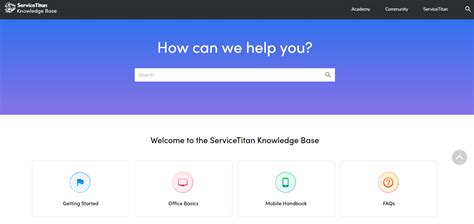 ServiceTitan Knowledge Base Overview