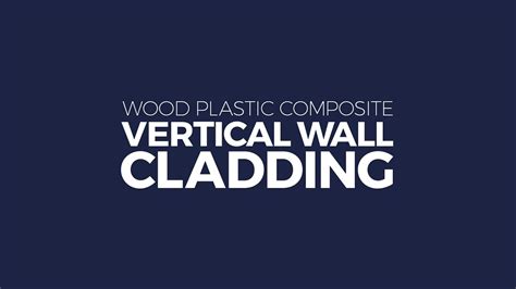 How To Install Cladco Composite Wall Cladding Vertically Youtube