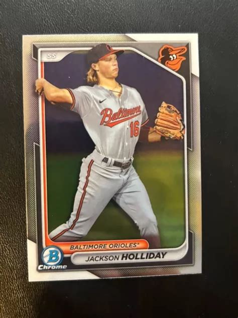 Bowman Chrome Jackson Holliday Bcp Orioles Eur Picclick Fr