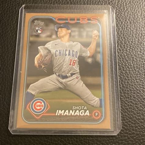 Topps Series Shota Imanaga Gold Parallel Rc Chicago Cubs