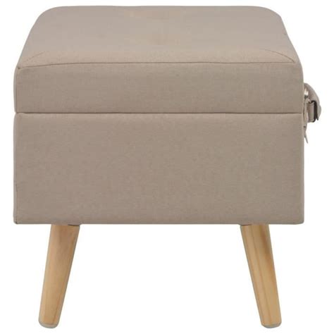 Tabouret De Rangement 40 Cm Beige Tissu Mothinessto LY06643 Cdiscount