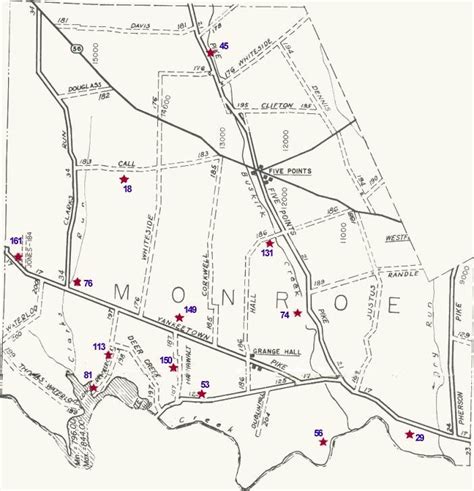 Pickaway Co Township Map Monroe Twp