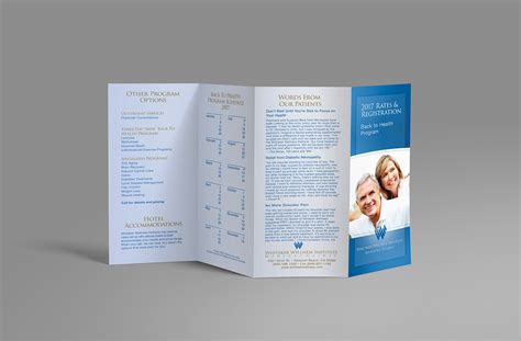 Wellness Center Brochure And Insert On Behance