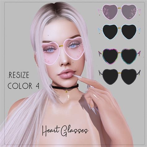 Second Life Marketplace Believe Heart Glasses Add Me