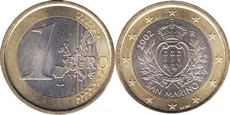 Euro Of San Marino Coins Values Online Catalog With Images Prices