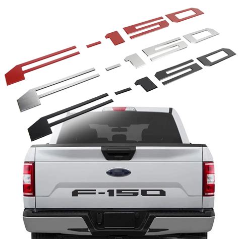 High Quality Adhesive D Raised Tailgate Decal Letters Abs Badge