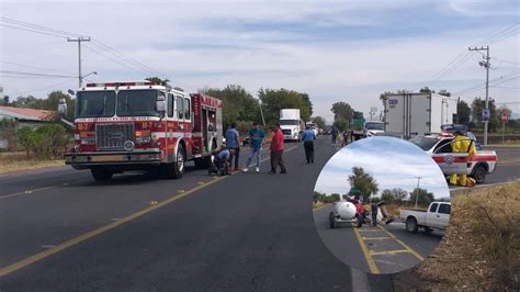 Vuelca Remolque Con Amoniaco Cierran Carretera Yuriria Salvatierra