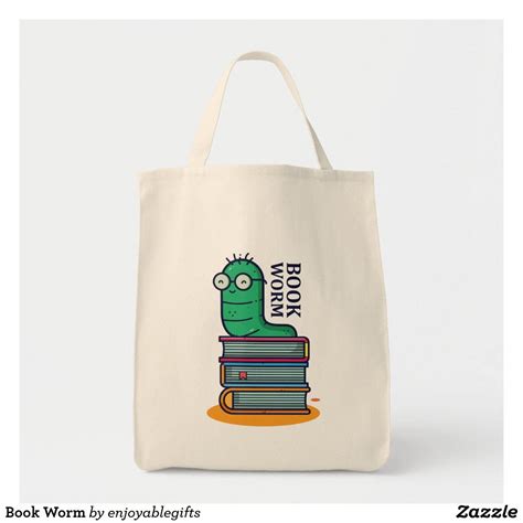 Book Worm Tote Bag In 2020 Tote Bag Tote Bags