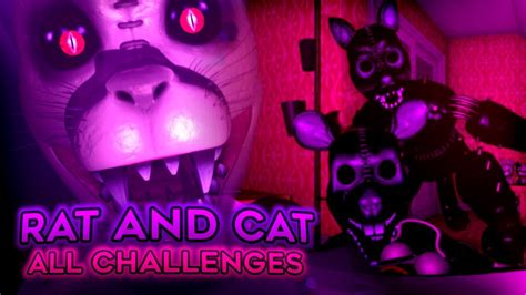 Rat Cat ALL CHALLENGES COMPLETE New Patch FIRST MAIN LIST FNaC 3