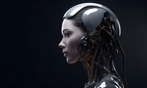 Premium AI Image | artificial intelligence woman robot