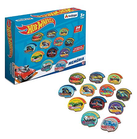 Jogo da Memória Hot Wheels Suprafit