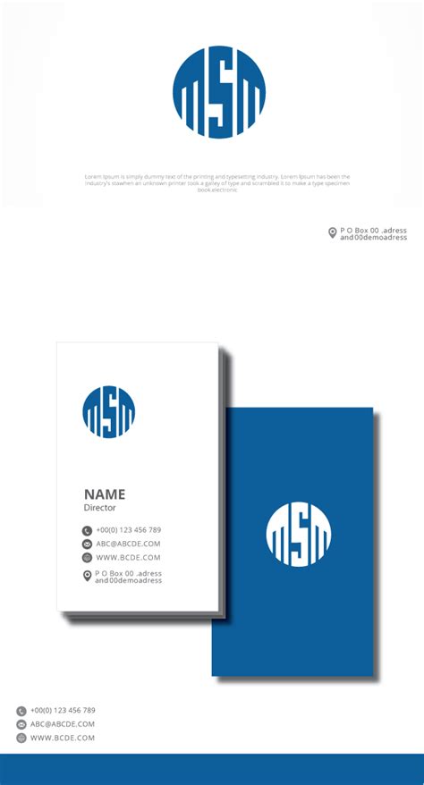 Masculine Bold Logo Design For Msm By Graphicevolution Design 23720457