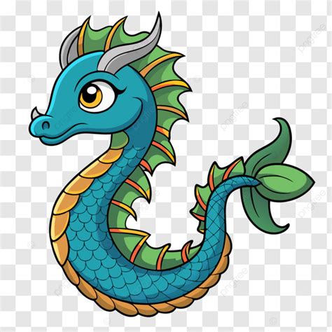 Sea Dragon Vector, Sticker, Clipart, Sea Dragon PNG Transparent Image ...