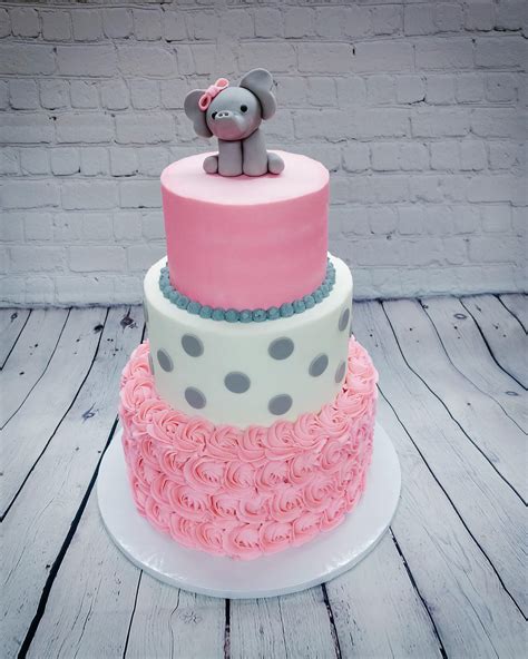 Elephant Themed Baby Shower Cakes Baking With Roxana S Cakes Baby