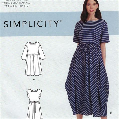 Uncut Simplicity Sewing Pattern 10998 9265 Misses And Etsy