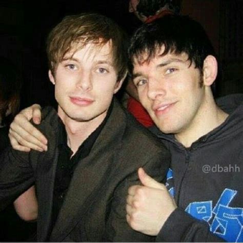 Colin Morgan And Bradley James Colin Morgan Bradley James Merlin