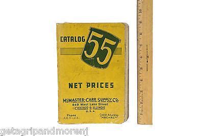 55 McMaster-Carr Supply Co. catalog industrial equipment and tools ...