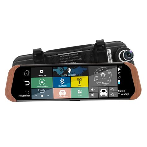 Car rear view mirror Car GPS Navigation DVR Camera 4G WIFI 6.86 ...