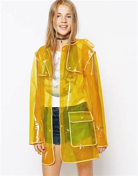 Asos Asos Transparenter Regenmantel Bei Asos Raincoat Jacket