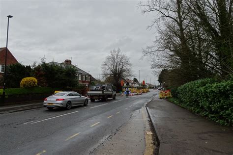 Roadworks On Hull Road Ds Pugh Cc By Sa Geograph Britain And