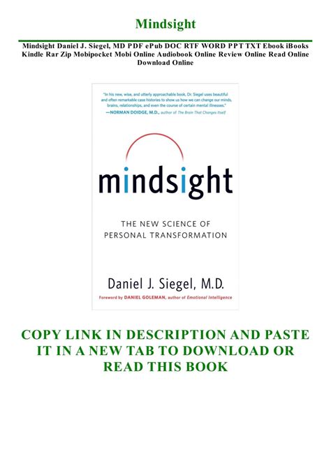 Mindsight Daniel Siegel 7