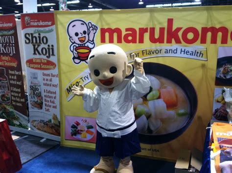 Marukome Boy Appears At Out Booth Natural Product Expo West 2014