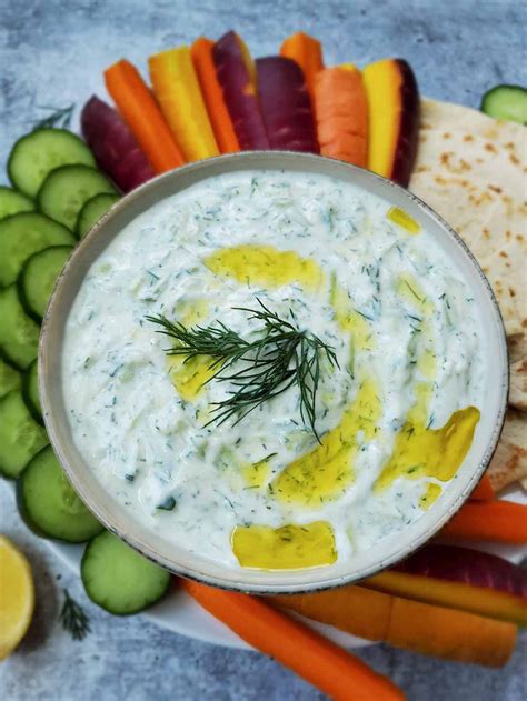 Easy Tzatziki Sauce Recipe Cucumber Yogurt Dip Homestead And Chill